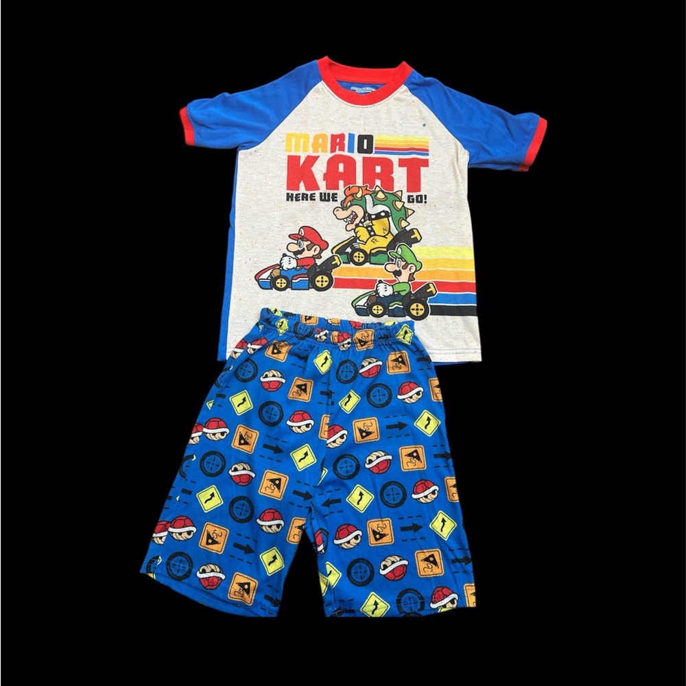 Super Mario Kart 2-piece pajamas set